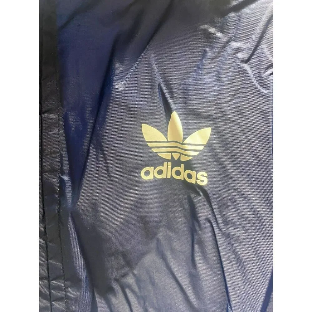 Adidas Men's‎ Button Up Windbreaker Jacket Size Small